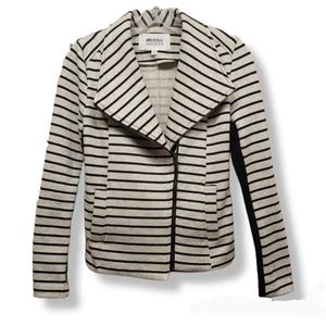 Alice Blue Stitch Fix Asymetrical Moto Jacket Size XS